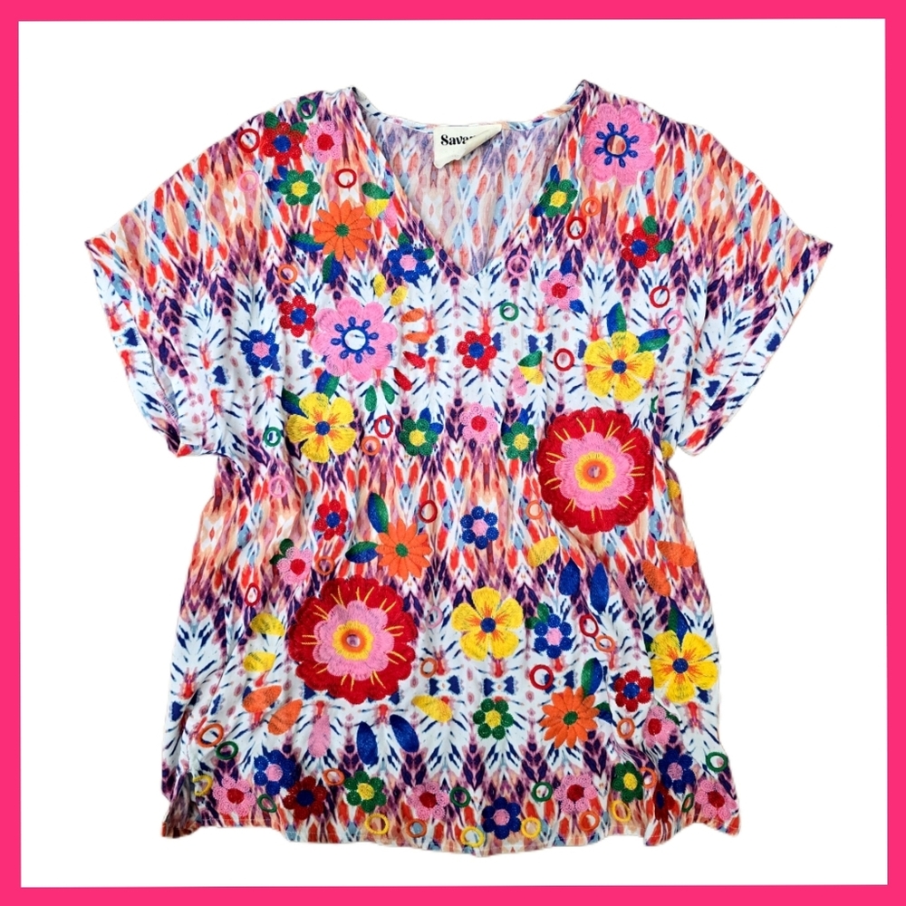 Savannah Jane Embroidered Blouse